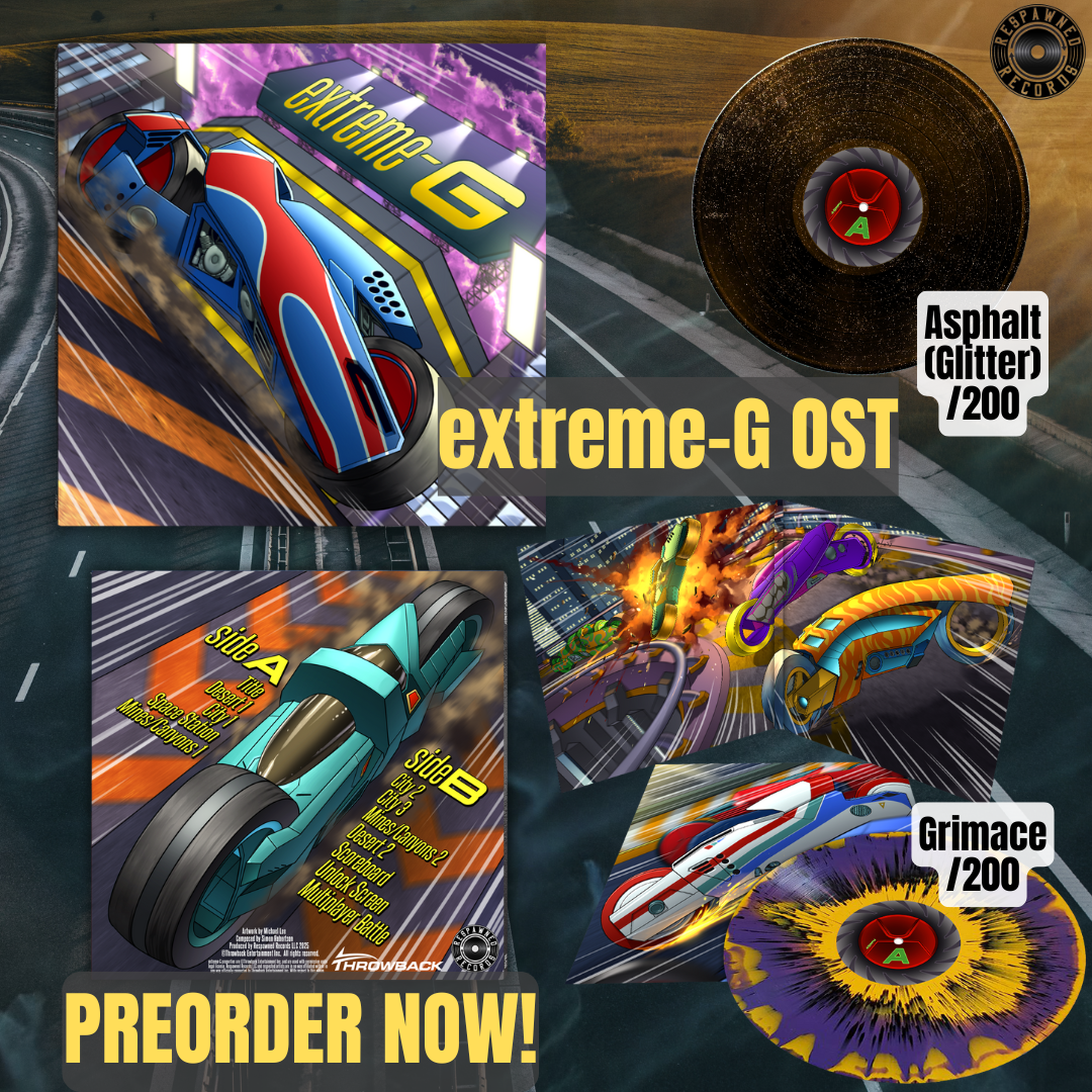 extreme-G Official Soundtrack Vinyl - Respawned Records extreme-G Official Soundtrack Vinyl - Respawned Records