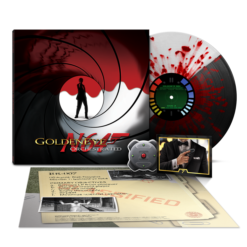 GoldenEye N64 newest Orchestrated Vinyl Record Soundtrack LP Golden Gun Numbered VGM