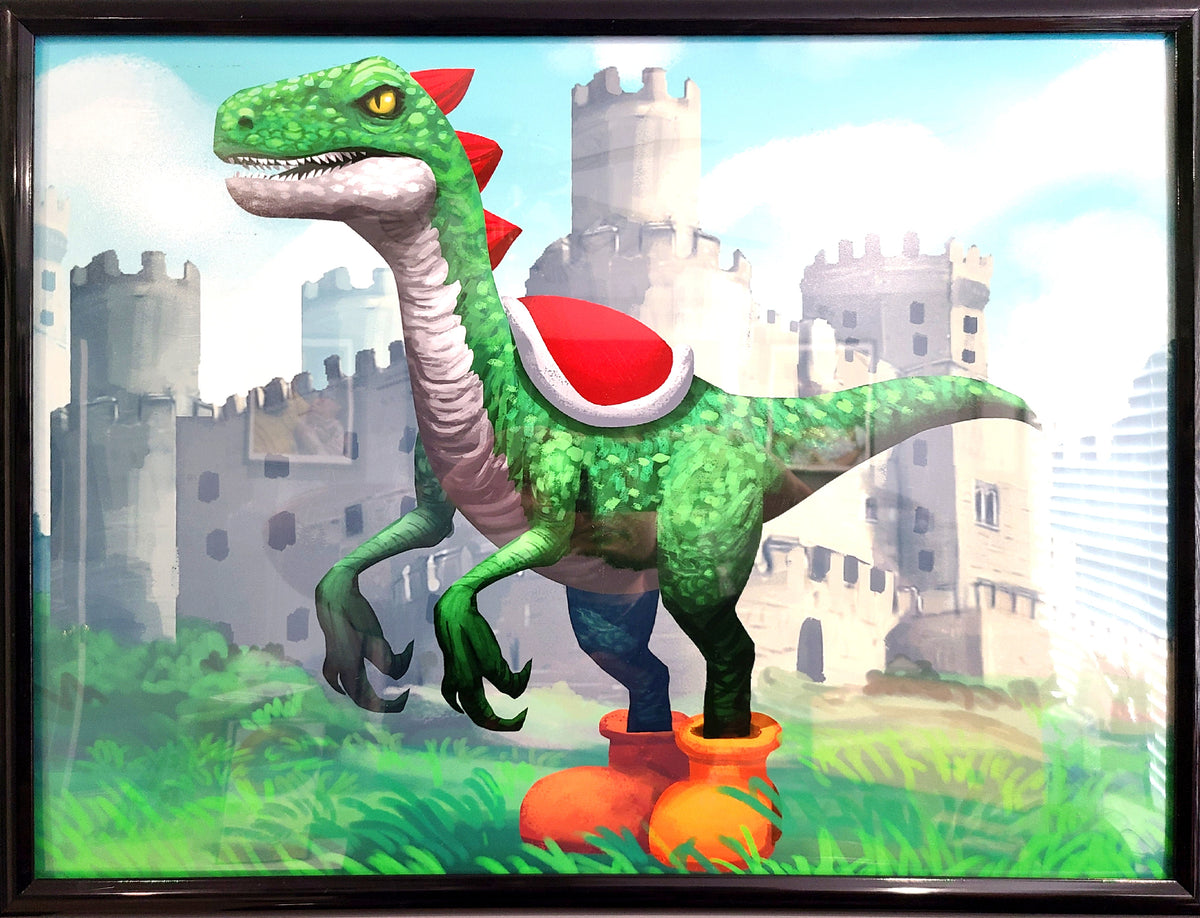 Jurassic Castle Poster