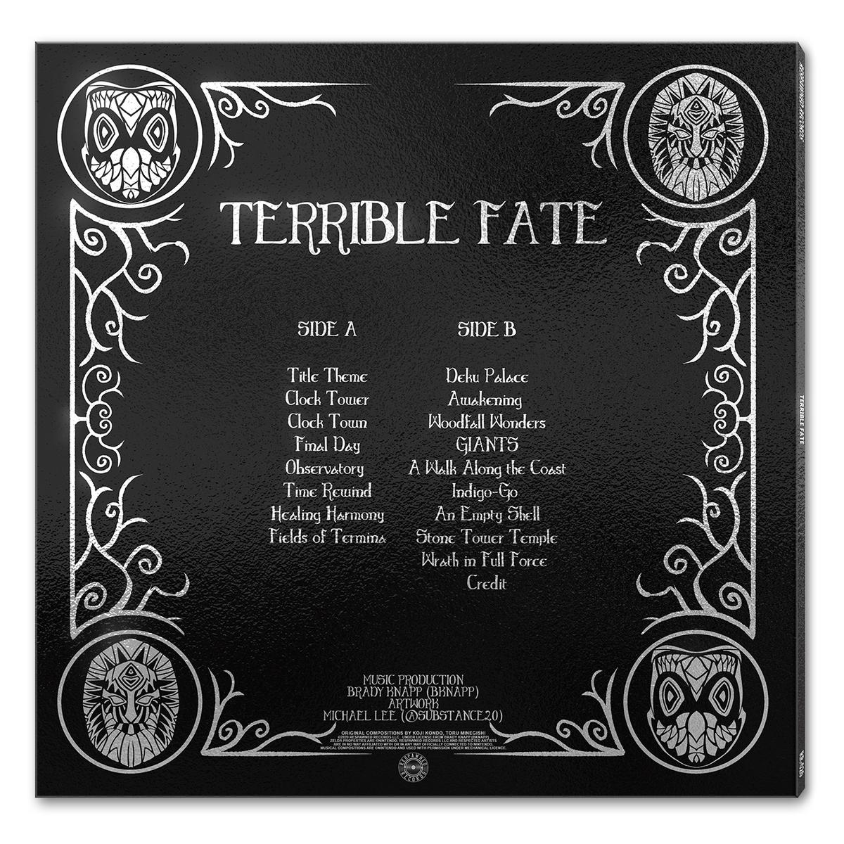 Terrible Fate (Majora&#39;s Mask Tribute) Vinyl Record