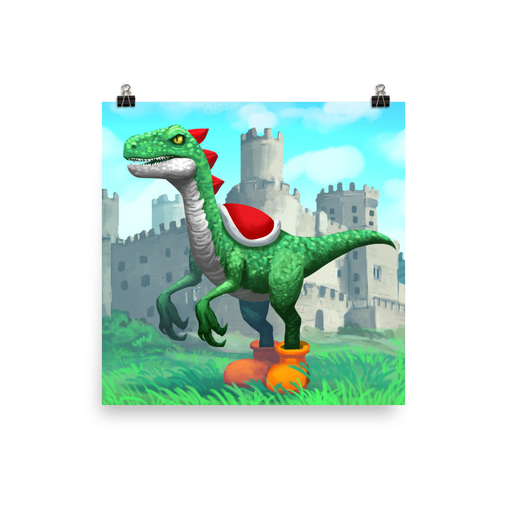 Jurassic Castle Poster